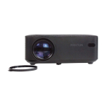 Tragbarer Projektor mit HDMI und Fernbedienung Prixton Lumière farbe schwarz vierte Ansicht