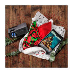 Tragbarer Projektor mit HDMI und Fernbedienung Prixton Lumière farbe schwarz Lifestyle-Bild 2