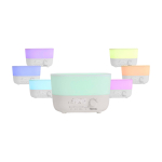 4 in 1 Aromaluftbefeuchter mit 12 W Lautsprecher Prixton Connected farbe weiß zweite Ansicht