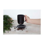 Intelligenter Kunststoffbecher mit Temperatursteuerung Prixton Tempo 300 ml farbe schwarz Lifestyle-Bild