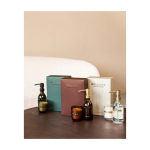 Set aus Spender und Duftkerze aus Glas WELLmark 250 ml farbe weiß Lifestyle-Bild