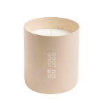 Duftkerze aus Sojawachs mit drei verschiedenen Düften 210 g WELLmark Ansicht mit Druckbereich