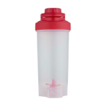 Sportflasche aus PP-Kunststoff mit Mischkugel, 700 ml farbe rot zweite Vorderansicht