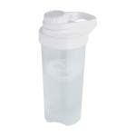 Sportflasche aus PP-Kunststoff mit Mischkugel, 700 ml farbe transparent
