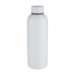 Recycelte Edelstahlflasche, speziell für Sublimationsdruck, 750 ml farbe weiß