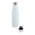 Thermoflasche aus Edelstahl, speziell für Sublimation, 500 ml farbe weiß zweite Ansicht