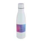 Thermoflasche aus Edelstahl, speziell für Sublimation, 500 ml farbe weiß