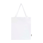 Tote Bag aus Bio Baumwolle mit Seitenfalten 14 L 180 g/m² farbe weiß zweite Vorderansicht