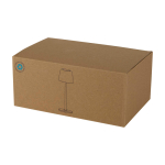 Wiederaufladbare Tischlampe im Eco Design mit drei Lichtmodi 1200 mAh farbe schwarz zweite Ansicht mit Box