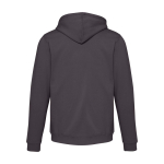 Unisex Kapuzenpullover mit aufgerauter Innenseite 280 g/m² Elevate farbe grau zweite Rückansicht