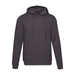 Unisex Kapuzenpullover mit aufgerauter Innenseite 280 g/m² Elevate farbe grau zweite Vorderansicht