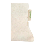 Geschenktasche aus Baumwolle mit Kordelzugverschluss 140 g/m² farbe natürliche farbe Detailansicht 1