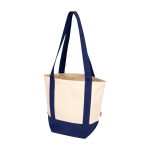 Tote Bag aus recycelter Baumwolle mit GRS Zertifikat 320 g/m² farbe marineblau