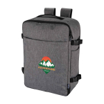 Kabinenrucksack aus recyceltem Polyester mit Laptopfach für 17 Zoll 25 L farbe grau mamoriert