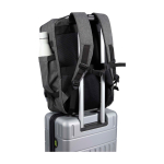 Kabinenrucksack aus recyceltem Polyester mit Laptopfach für 17 Zoll 25 L farbe grau mamoriert zweite Ansicht