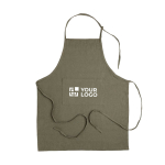 Handgewebte Schürze aus recycelter Baumwolle für Veranstaltungen Originalhome Ansicht mit Druckbereich