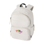 Ökologischer Laptop Rucksack wasserabweisend für 15,6 Zoll 18 L farbe sandbraun