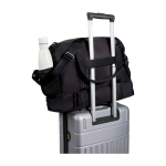 Reisetasche aus recyceltem Polyester Canvas mit Reißverschluss 30 L farbe schwarz zweite Ansicht