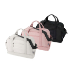 Reisetasche aus recyceltem Polyester Canvas mit Reißverschluss 30 L farbe schwarz zweite Ansicht in verschiedenen Farben