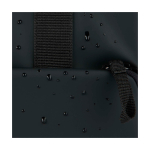 Isolierter Kühlrucksack mit gepolsterter Fronttasche 18 L farbe schwarz dritte Ansicht