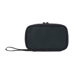 Organizertasche für Technikzubehör mit Reißverschluss 1 L farbe schwarz zweite Rückansicht