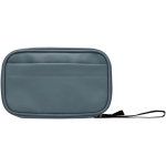 Organizertasche für Technikzubehör mit Reißverschluss, 1 l farbe bondi blau zweite Vorderansicht
