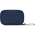 Organizertasche für Technikzubehör mit Reißverschluss, 1 l farbe marineblau zweite Vorderansicht