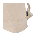 Wasserabweisender Rolltop Rucksack mit Laptopfach für 14 Zoll 16 L farbe sandbraun Detailansicht 1