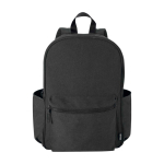 Wasserabweisender Urban Rucksack mit Laptopfach für 15,6 Zoll 16 L farbe schwarz zweite Vorderansicht