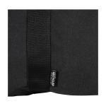 Wasserfeste Reisetasche aus recyceltem Canvas mit Frontfach 40 L farbe schwarz Detailansicht 1
