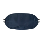 Reiseschlafmaske aus Mikropolyester mit weicher Schaumstoffpolsterung farbe bondi blau zweite Vorderansicht