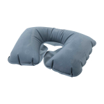 Aufblasbares, kompaktes Reisekissen mit passendem Beutel farbe bondi blau