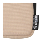 Wasserabweisendes Münzportemonnaie aus recyceltem Polyester mit Clip farbe elfenbeinfarben Detailansicht 1