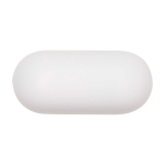 Bluetooth Kopfhörer mit kompaktem Ladeetui bis zu 4 Stunden farbe weiß dritte Vorderansicht