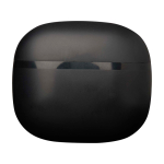 Bluetooth 6.0 Kopfhörer mit Ladeetui und USB Typ C Kabel farbe schwarz zweite Vorderansicht