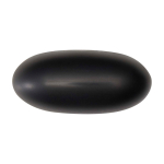 Bluetooth 6.0 Kopfhörer mit Ladeetui und USB Typ C Kabel farbe schwarz dritte Vorderansicht