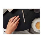 Zeitloser lackierter Kugelschreiber mit blauer Tinte Waterman Hemisphere M farbe grau Lifestyle-Bild