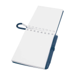 Mini Notizbuch mit Spiralbindung und Kugelschreiber mit schwarzer Tinte farbe marineblau zweite Ansicht