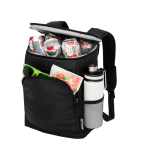 Recycelter Kühlrucksack 18 L mit Hauptfach farbe schwarz zweite Ansicht