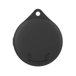 Umweltfreundlicher Bluetooth-Tracker mit Verlustwarnung und 100 dB Signalton farbe schwarz zweite Ansicht