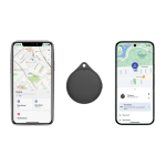 Umweltfreundlicher Bluetooth-Tracker mit Verlustwarnung und 100 dB Signalton farbe schwarz sechste Ansicht