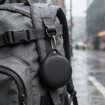 Umweltfreundlicher Bluetooth-Tracker mit Verlustwarnung und 100 dB Signalton farbe schwarz Lifestyle-Bild