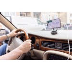 Universelle magnetische 360° Halterung, ideal für Smartphone und Freisprechen farbe schwarz Lifestyle-Bild 2