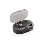 Umweltfreundliches Set mit einziehbaren Ladekabeln mit mehreren Anschlüssen 60 W farbe schwarz zweite Ansicht