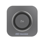 Magnetische kabellose Ladestation 25W mit USB-C-Kabel farbe grau Ansicht mit Logo