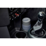 Thermo-Reisebecher aus Glas mit Silikonhülle Black & Blum 340 ml farbe grau Lifestyle-Bild 3