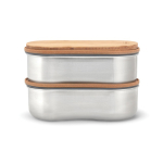 Set luftdichter Lunchboxen mit Deckel als Schneidebrett Black & Blum 1 L farbe grau sechste Ansicht