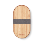 Set luftdichter Lunchboxen mit Deckel als Schneidebrett Black & Blum 1 L farbe grau achte Ansicht