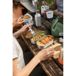 Set luftdichter Lunchboxen mit Deckel als Schneidebrett Black & Blum 1 L farbe grau Lifestyle-Bild 4