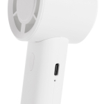 Umweltfreundlicher tragbarer Ventilator mit wiederaufladbarem Akku 2W 1.200 mAh farbe weiß fünfte Ansicht